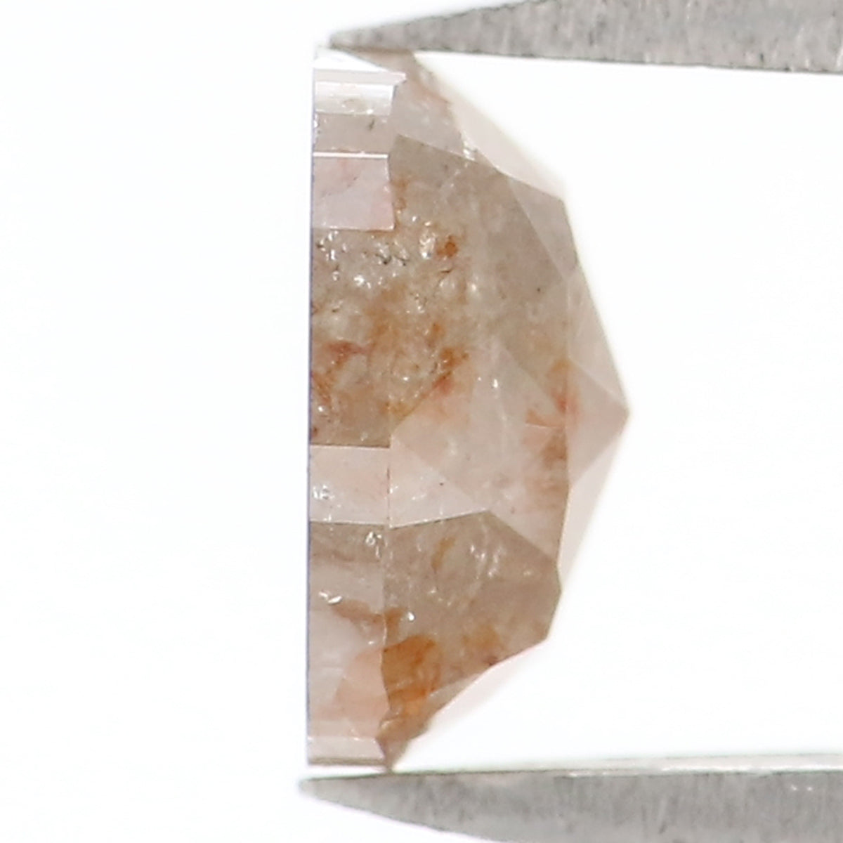 1.14 CT Natural Loose Cushion Shape Diamond Grey Color Cushion Diamond 6.60 MM Natural Loose Grey Diamond Cushion Rose Cut Diamond LQ7709