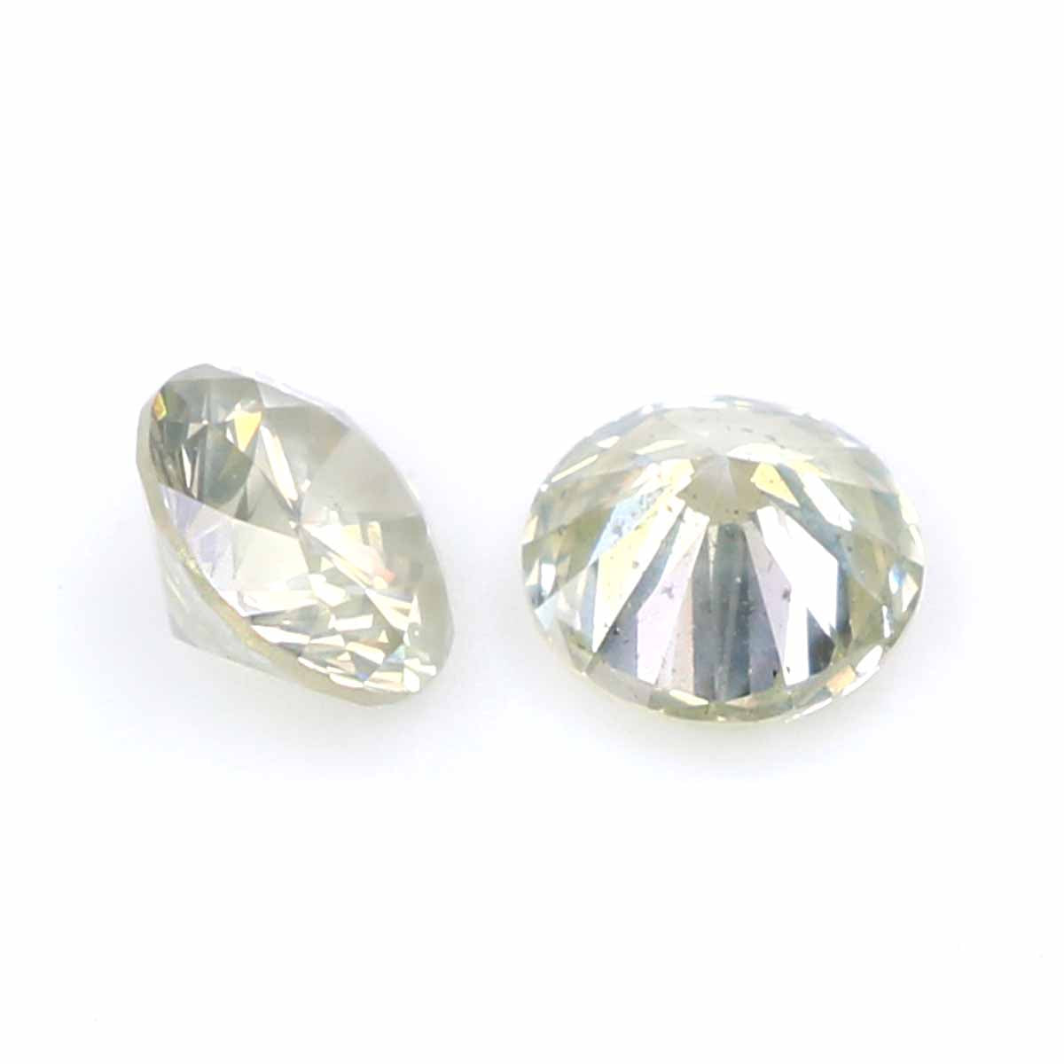 Natural Loose Round Brilliant Cut Diamond White - I Color 0.40 CT 3.70 MM Round Shape Diamond L2172