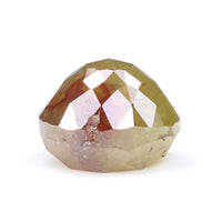 Natural Loose Rose Cut Yellow Brown Color Diamond 1.33 CT 5.90 MM Round Rose Cut Shape Diamond L8848