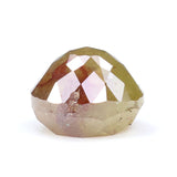 Natural Loose Rose Cut Yellow Brown Color Diamond 1.33 CT 5.90 MM Round Rose Cut Shape Diamond L8848