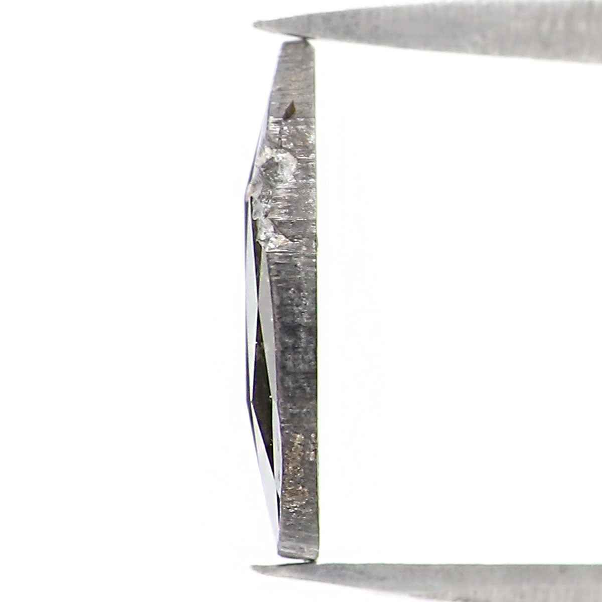 0.85 CT Natural Loose Pear Shape Diamond Brown Color Pear Cut Diamond 9.70 MM Natural Loose Grey Color Diamond Pear Rose Cut Diamond KQ1715