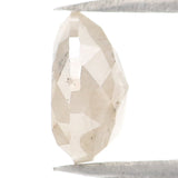 Natural Loose Pear Diamond Grey Color 1.68 CT 7.80 MM Pear Shape Rose Cut Diamond KDL2119