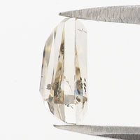 Natural Loose Coffin Diamond White - I Color 1.02 CT 7.07 MM Coffin Rose Cut Shape Diamond L2659