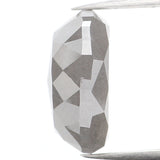 Natural Loose Oval Salt And Pepper Diamond Grey Color 2.37 CT 9.30 MM Oval  Rose Cut Shape Diamond KDL987