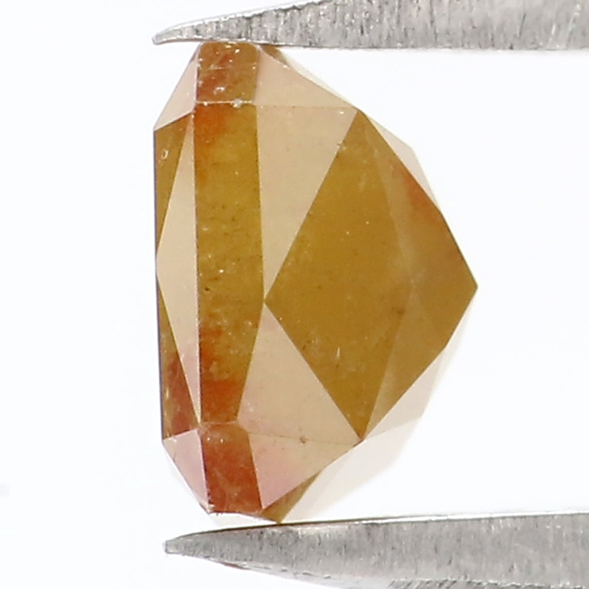 Natural Loose Radiant Diamond Yellow Color 1.19 CT 5.80 MM Radiant Shape Rose Cut Diamond KR621