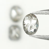 0.85 Ct Natural Loose Diamond, Mix Diamond, Salt And Pepper Diamond, Black Diamond, Grey Diamond, Minimal Diamond, Geometric Diamond, KDL636