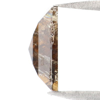 Natural Loose Square Diamond Brown Color 1.10 CT 7.10 MM Square Shape Rose Cut Diamond L7435