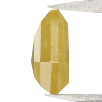 Natural Loose Shield Yellow Color Diamond 1.19 CT 7.30 MM Shield Shape Rose Cut Diamond L9638
