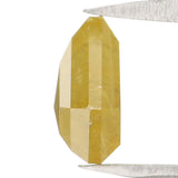 Natural Loose Shield Yellow Color Diamond 1.19 CT 7.30 MM Shield Shape Rose Cut Diamond L9638