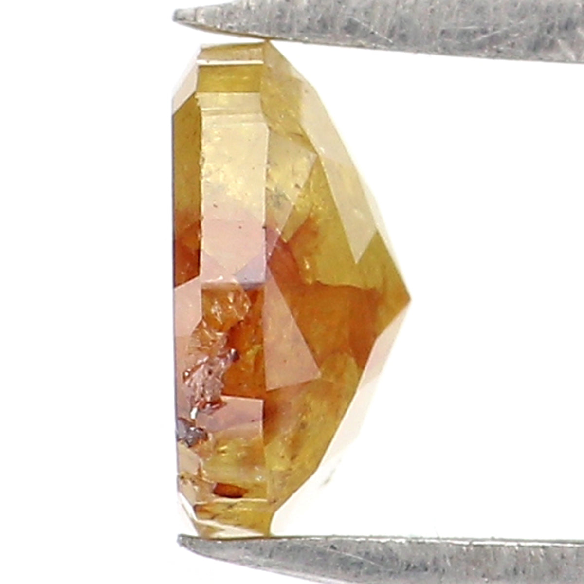 0.67 CT Natural Loose Cushion Shape Diamond Yellow Color Cushion Cut Diamond 5.30 MM Natural Loose Diamond Cushion Rose Cut Diamond LQ1990