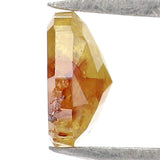 Natural Loose Cushion Yellow Color Diamond 0.67 CT 5.25 MM Cushion Shape Rose Cut Diamond L1990