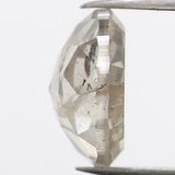 1.13 Ct Natural Loose Diamond, Rose Cut Diamond, Grey Rose Cut, Round Cut Diamond, Rustic Diamond, Round Shape Diamond, L695