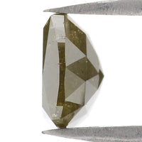 Natural Loose Square Green Color Diamond 2.60 CT 8.05 MM Square Shape Rose Cut Diamond KDL2464