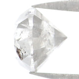 Natural Loose Round Milky Grey Color Diamond 1.09 CT 5.80 MM Round Shape Brilliant Cut Diamond L8170
