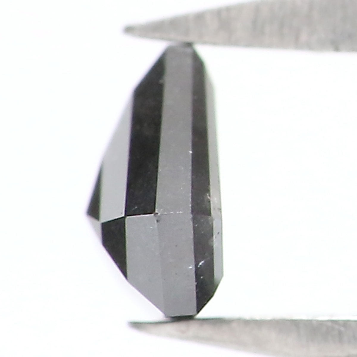 Natural Loose Shield Salt And Pepper Diamond Black Grey Color 0.35 CT 4.22 MM Shield Shape Rose Cut Diamond KR2577