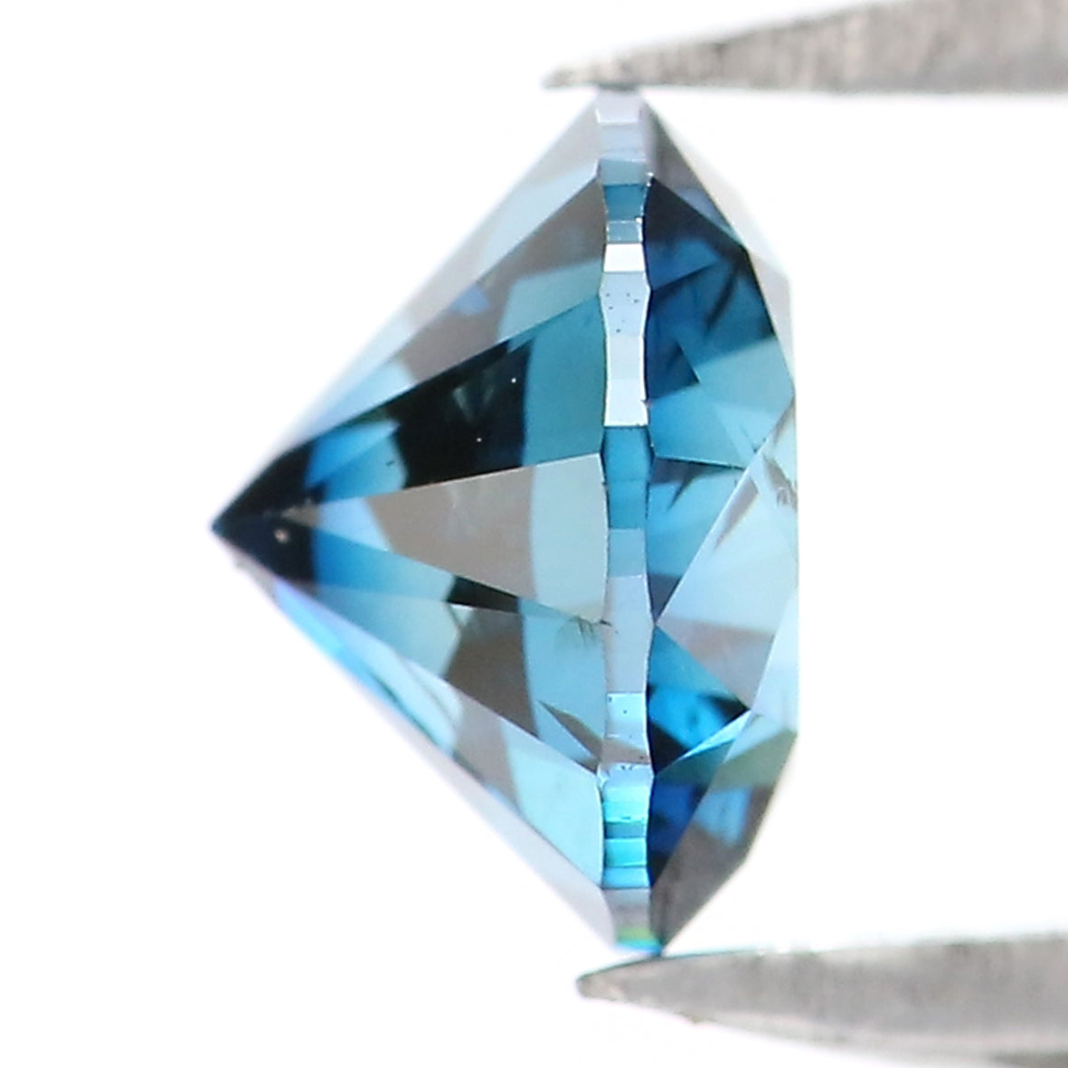 Natural Loose Round Blue Color Diamond 0.70 CT 5.35 MM Round Shape Brilliant Cut Diamond KDL2043