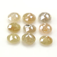 Natural Loose Round Rose Cut Grey Brown Color Diamond 1.27 CT 3.00 MM Round Rose Cut Shape Diamond L6347