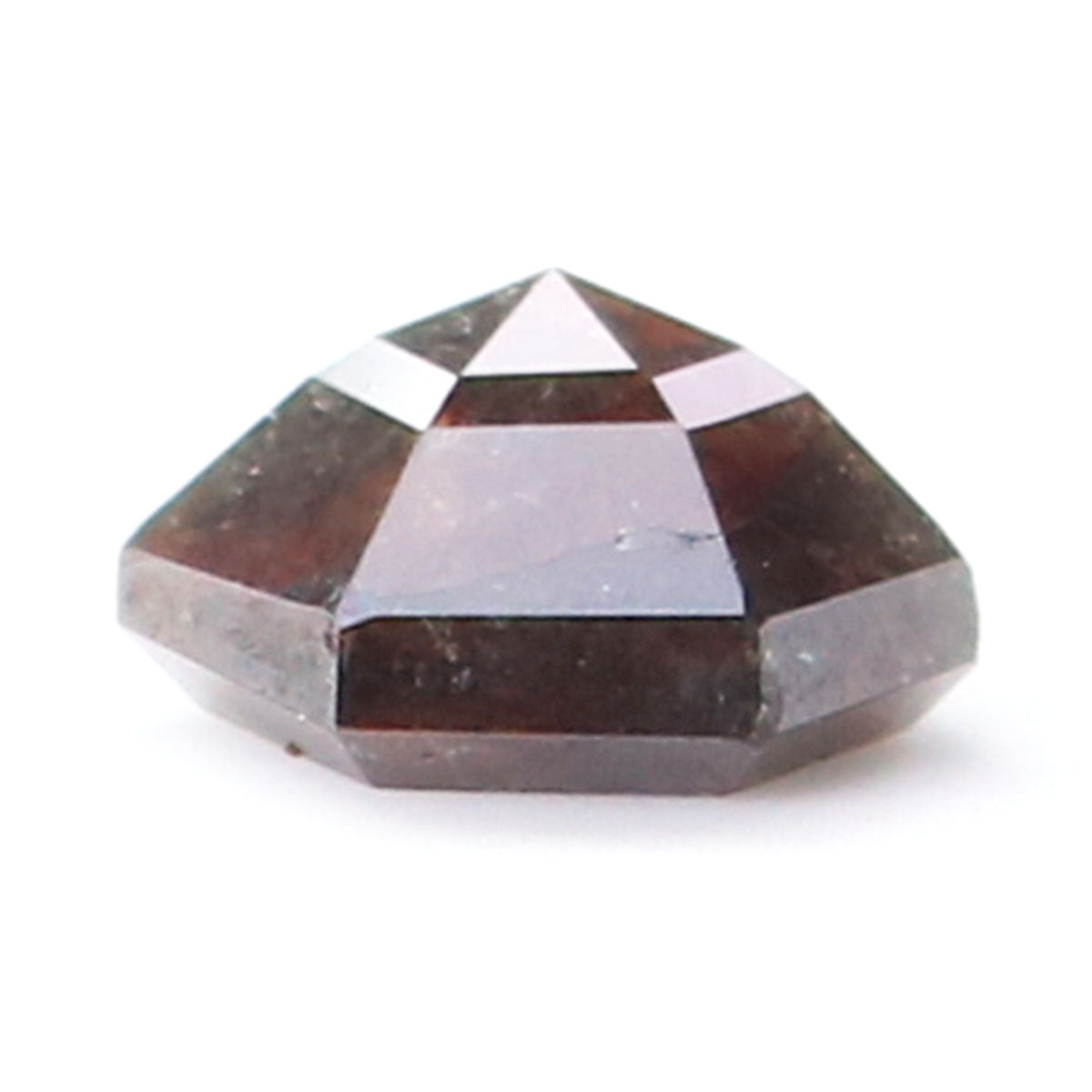 1.40 CT Natural Loose Hexagon Shape Diamond Brown Color Hexagon Cut Diamond 6.40 MM Natural Brown Diamond Hexagon Rose Cut Diamond LQ7203
