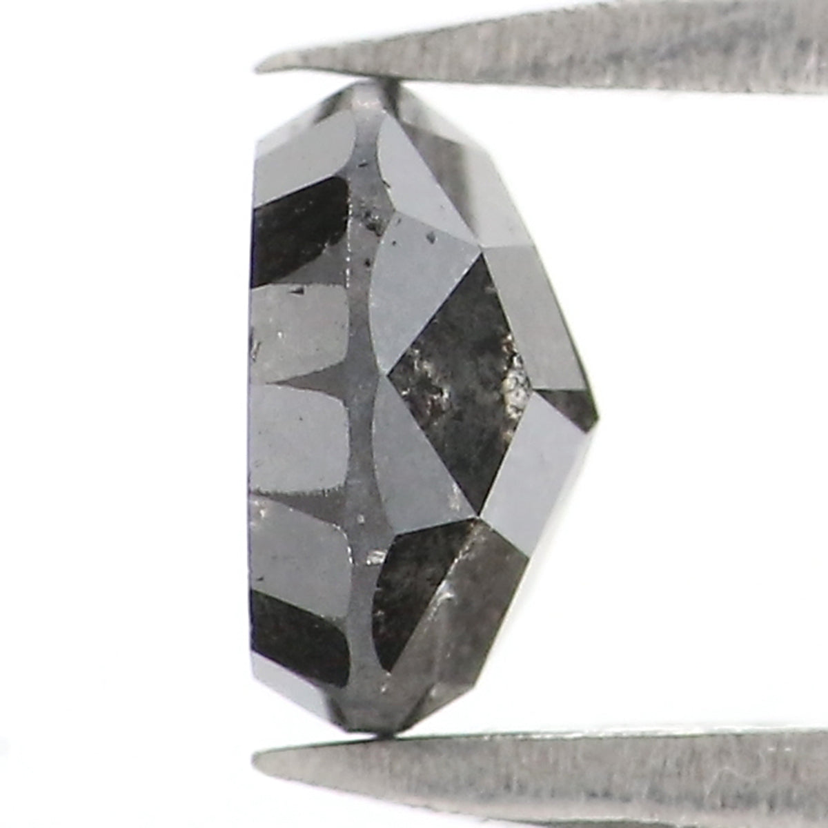 Natural Loose Round Rose Cut Diamond, Salt And Pepper Round Diamond, Natural Loose Diamond, Rose Cut Diamond, 0.80 CT Round Shape L2781
