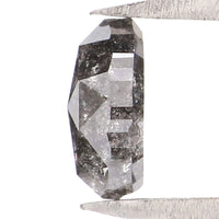 Natural Loose Marquise Salt And Pepper Diamond Black Grey Color 0.49 CT 6.05 MM Marquise Shape Rose Cut Diamond L8829
