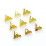 Natural Loose Triangle Shape Yellow Color Diamond 1.28 CT 3.39 MM Triangle Shape Rose Cut Diamond KDL2052