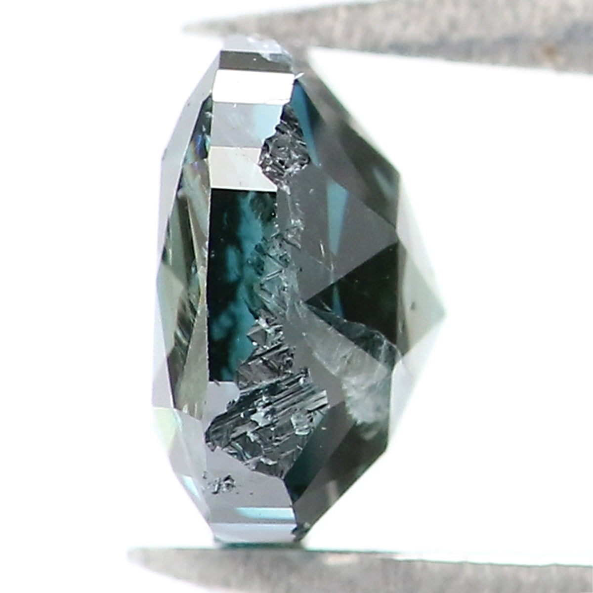 0.56 CT Natural Loose Cushion Shape Diamond Blue Color Cushion Cut Diamond 4.75 MM Natural Green Color Cushion Brilliant Cut Diamond KQ1245