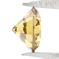 Natural Loose Round Diamond Fancy Color 0.25 CT 3.90 MM Round Brilliant Cut Diamond KR668