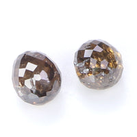 Natural Loose briolette Brown Color Diamond 1.23 CT 4.30 MM Drop Shape Rose Cut Diamond KDK2275