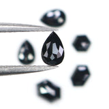 Natural Loose Mix Shape Black Color Diamond 0.98 CT 5.03 MM Mix Shape Rose Cut Diamond KDL2701