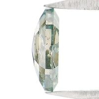 Natural Loose Hexagon Green Color Diamond 0.64 CT 6.51 MM Hexagon Shape Rose Cut Diamond KDL2431
