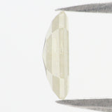 Natural Loose Hexagon Diamond Grey Color 0.64 CT 7.17 MM Hexagon Shape Rose Cut Diamond KDK2613