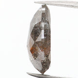 0.61 CT Natural Loose Diamond, Pear Diamond, Grey Diamond, Brown Diamond, Rustic Diamond, Pear Cut Diamond, Fancy Color Diamond, KR2332