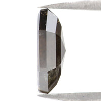 Natural Loose Hexagon Green Black Color Diamond 1.49 CT 9.80 MM Hexagon Shape Rose Cut Diamond KR1872