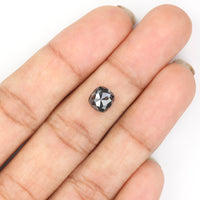 1.74 Ct Natural Loose Diamond, Cushion Diamond, Black Diamond, Polished Diamond, Real Diamond, Rustic Diamond, Antique Diamond KDL461