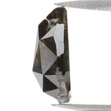 Natural Loose Pear Deep Brown Color Diamond 1.57 CT 9.30 MM Pear Shape Rose Cut Diamond L7147