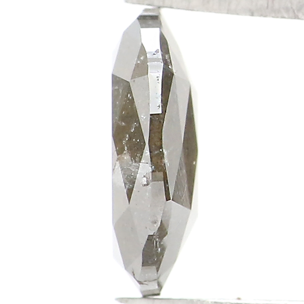 1.01 Ct Natural Loose Oval Shape Diamond Salt And Pepper Oval Cut Diamond 7.40 MM Natural Loose Diamond Oval Shape Rose Cut Diamond LQ1788