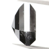 Natural Loose Shield Salt And Pepper Diamond Black Grey Color 3.03  CT 8.20 MM Shield Shape Rose Cut Diamond KDL1117