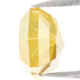 Natural Loose Shield Yellow Color Diamond 2.04 CT 6.55 MM Shield Shape Rose Cut Diamond L9860