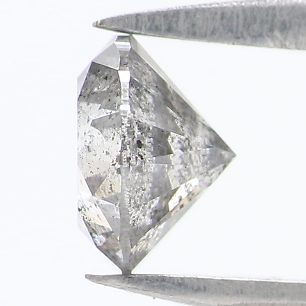 0.71 CT Natural Loose Round Shape Diamond Salt And Pepper Round Cut Diamond 5.50 MM Natural Loose Diamond Round Brilliant Cut Diamond LQ2565