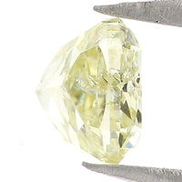 Natural Loose Cushion Fancy Yellow Color Diamond 0.58 CT 4.70 MM Cushion Shape Rose Cut Diamond L6355