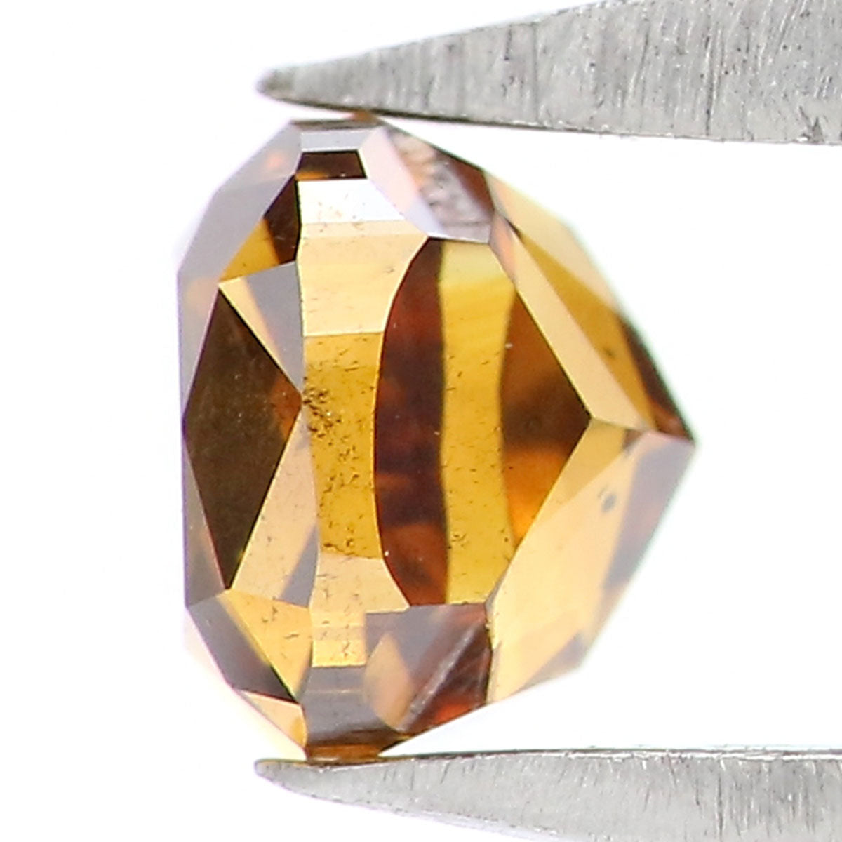 0.34 Ct Natural Loose Cushion Cut Diamond Coffee Brown Color Cushion Diamond 3.65 MM Natural Brown Color Cushion Brilliant Cut Diamond KQ807
