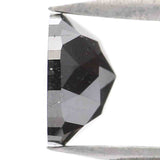 Natural Loose Cushion Black Color Diamond 1.31 CT 6.80 MM Cushion Shape Rose Cut Diamond L7640