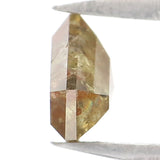 Natural Loose Shield Brown Color Diamond 0.66 CT 5.10 MM Shield Shape Rose Cut Diamond L369
