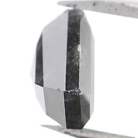 Natural Loose Shield Salt And Pepper Diamond Black Color 0.63 CT 4.80 MM Shield Shape Rose Cut Diamond L1020
