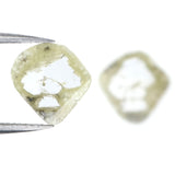 Natural Loose Slice Diamond Grey Color 2.20 CT 10.77 MM Slice Shape Rose Cut Diamond L2434
