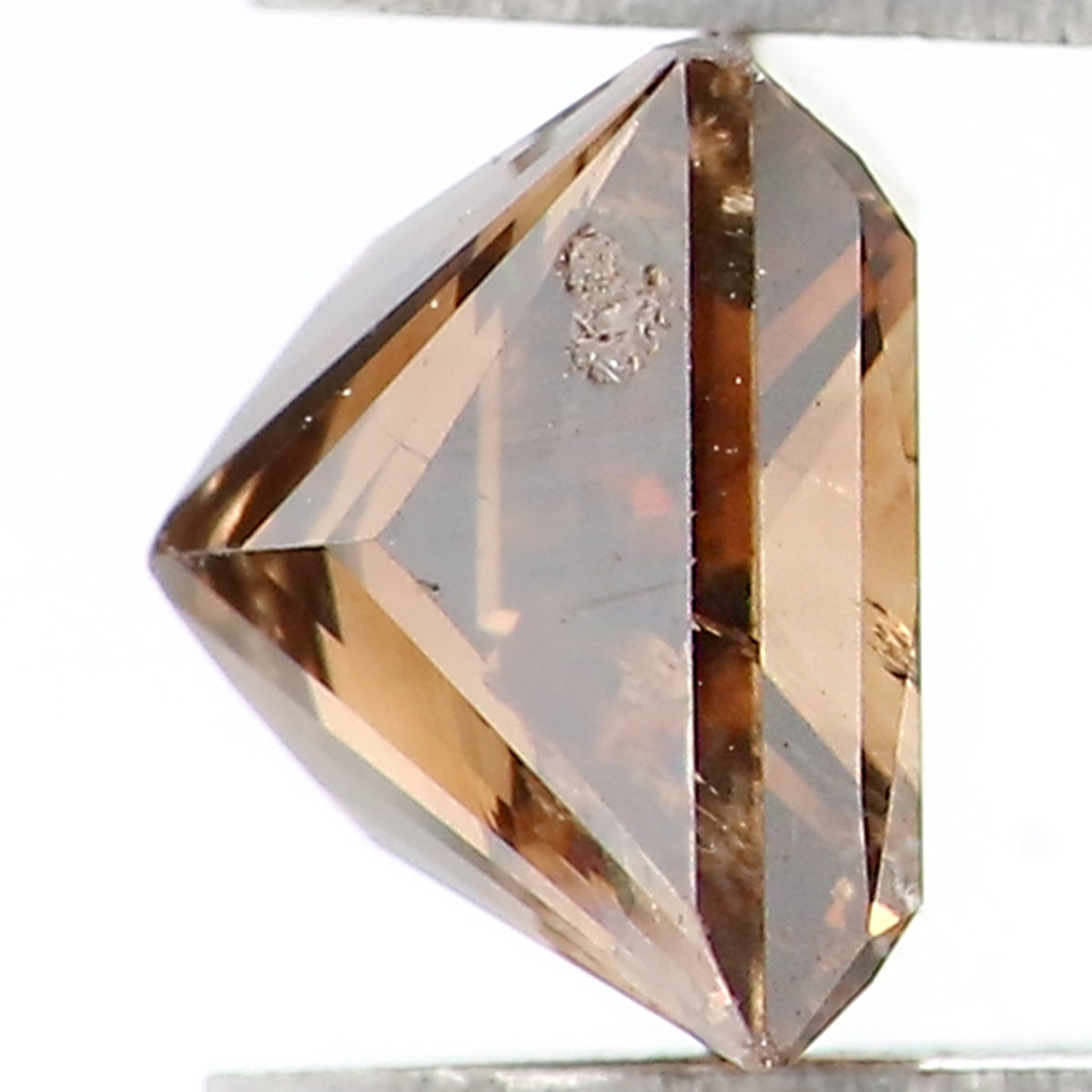 Natural Loose Princess Brown Color Diamond 1.00 CT 5.40 MM Princess Shape Rose Cut Diamond KDL1758