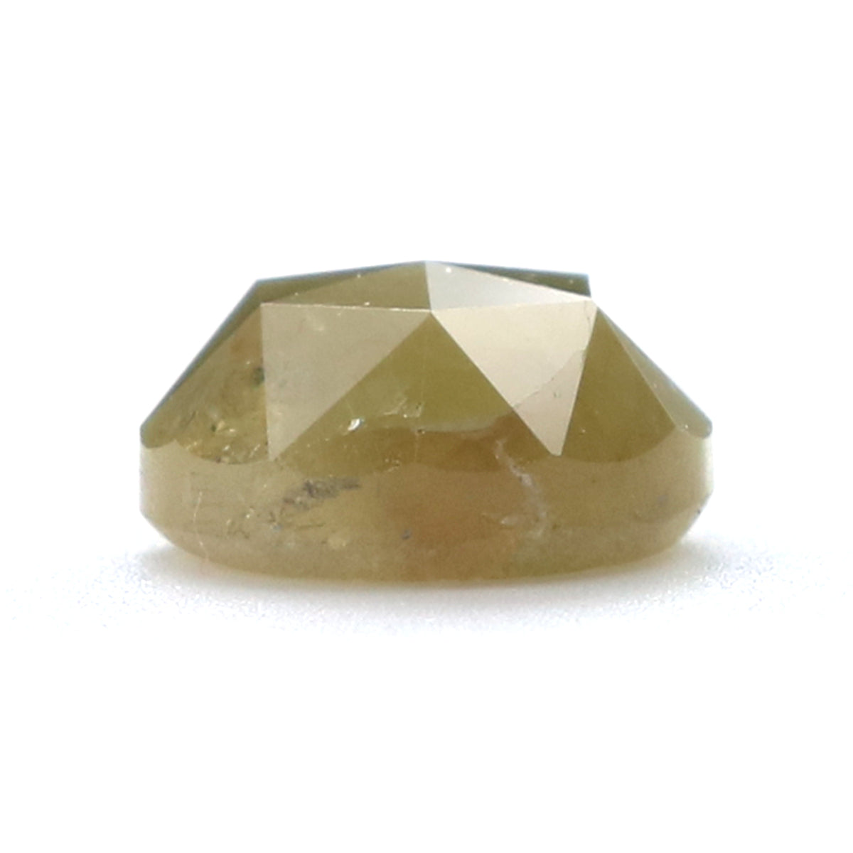 1.49 CT Natural Loose Round Rose Cut Diamond Light Yellow Color Round Shape Diamond 6.75 MM Natural Loose Green Color Round Diamond LQ5803