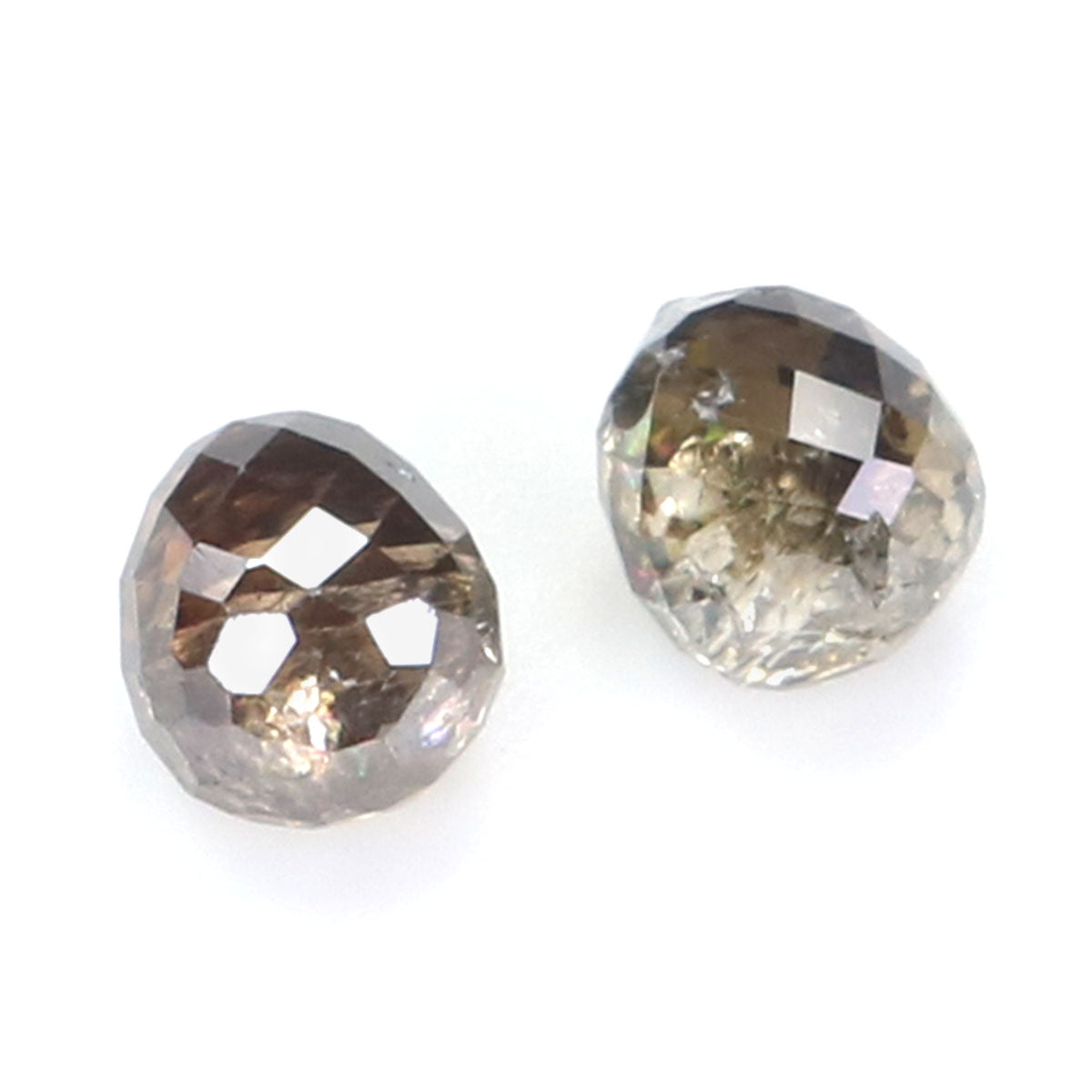 0.86 Ct Natural Loose Briolette Shape Diamond Brown Color Drop Cut Diamond 4.00 MM Natural Loose Diamond Brown Briolette Cut Diamond LQ9990