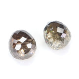 Natural Loose briolette Brown Color Diamond 0.86 CT 4.00 MM Drop Shape Rose Cut Diamond L9990
