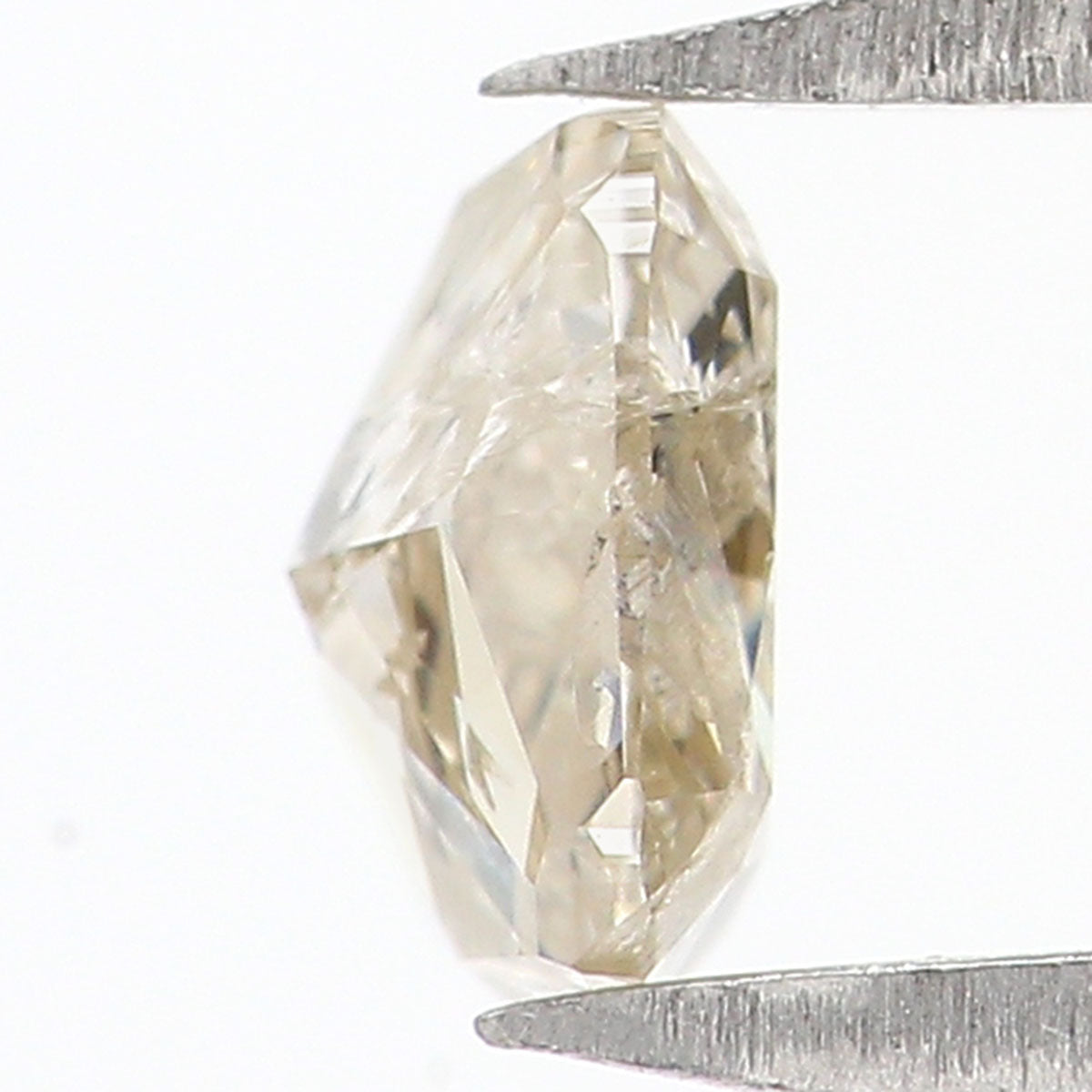 0.44 CT Natural Loose Cushion Shape Diamond Grey Color Cushion Cut Diamond 4.70 MM Natural Yellow Color Cushion Brilliant Cut Diamond KQ981